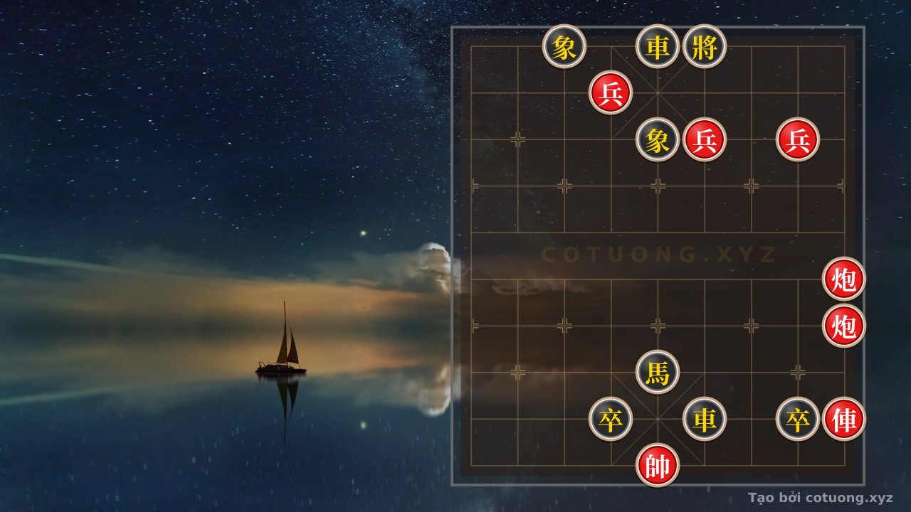 Thế cờ: Red's Secret Checkmate: The Fastest Rook Thrust in the Double Horse Interlocking Formation — Cờ Tướng Online