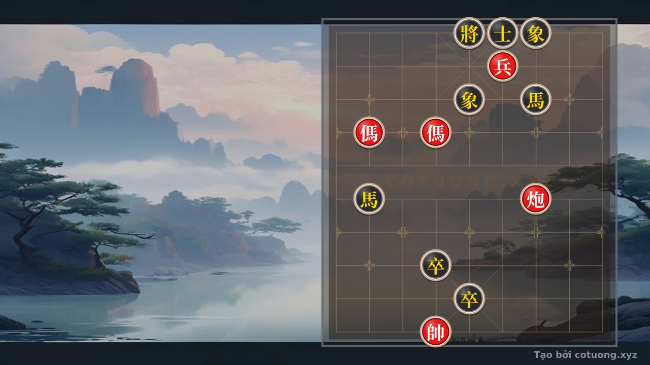 Thế cờ: 'Red Cannon Trap' - The Art of Counterattacking When Your Red Forces Are Cornered (A Divine Guide for the Red Chariot Player) — Cờ Tướng Online