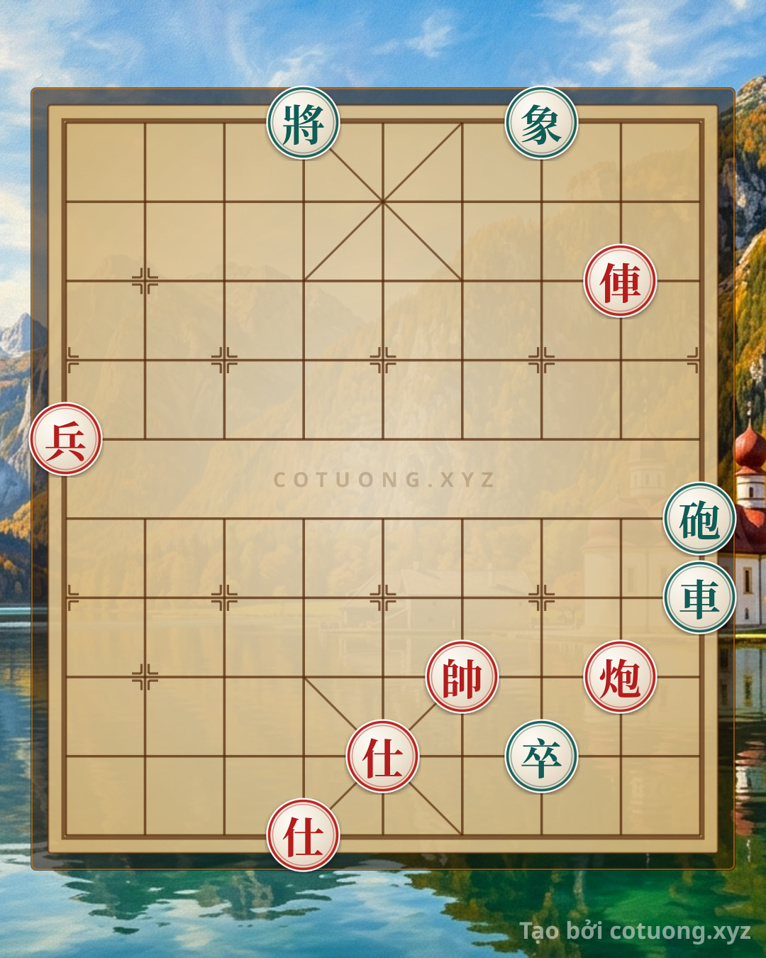 Challenge: Xiangqi Super Difficult: Red Chariot-Cannon Combo Wins the Game - Can you solve it?