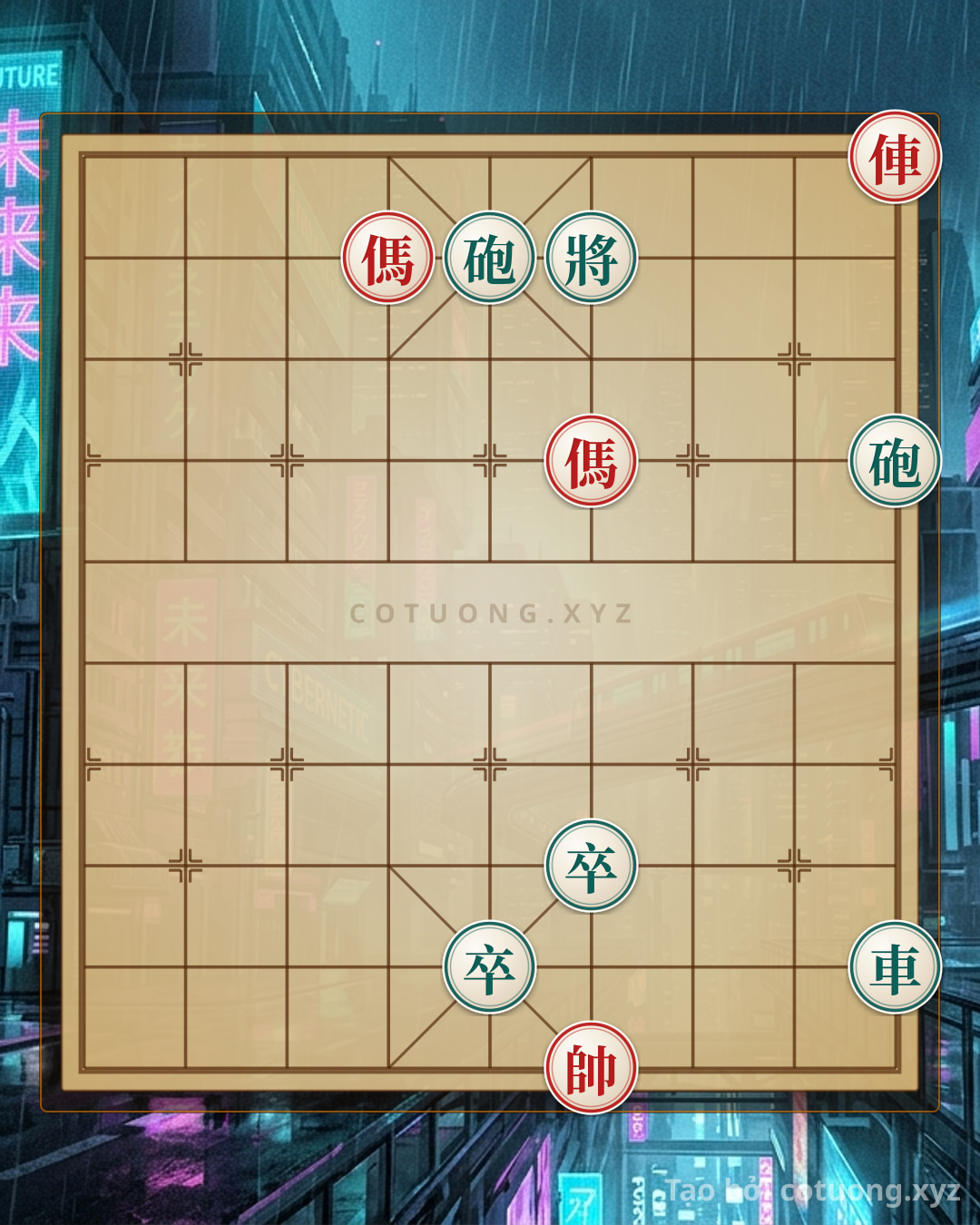 Challenge: RED CHARIOT STRIKES – BLACK CANNON'S DEMISE (5/10 Level Checkmate – Double Horse Trap) - Can you solve it?