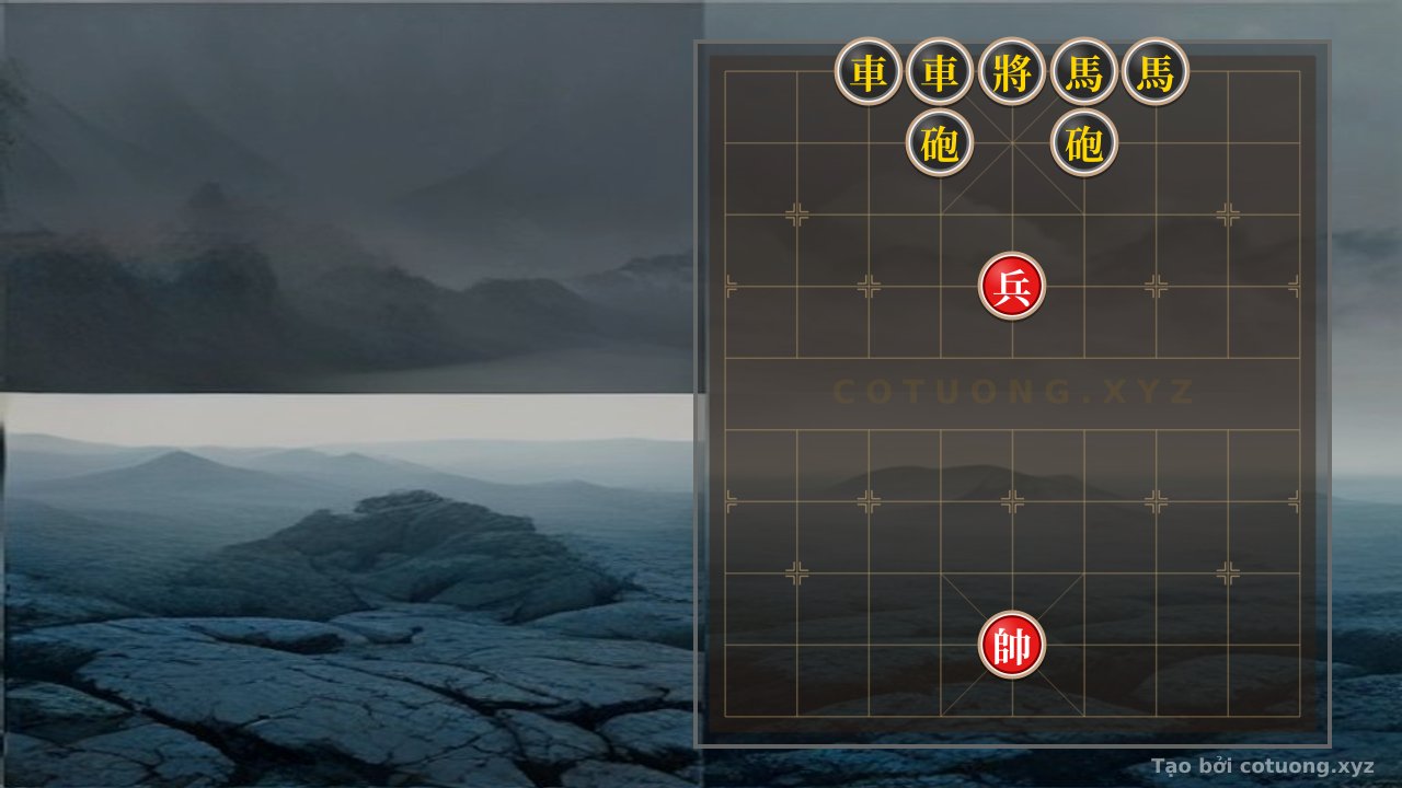 Thế cờ: Xiangqi: Strategic Checkmate with Double Horses and Double Cannons — Cờ Tướng Online