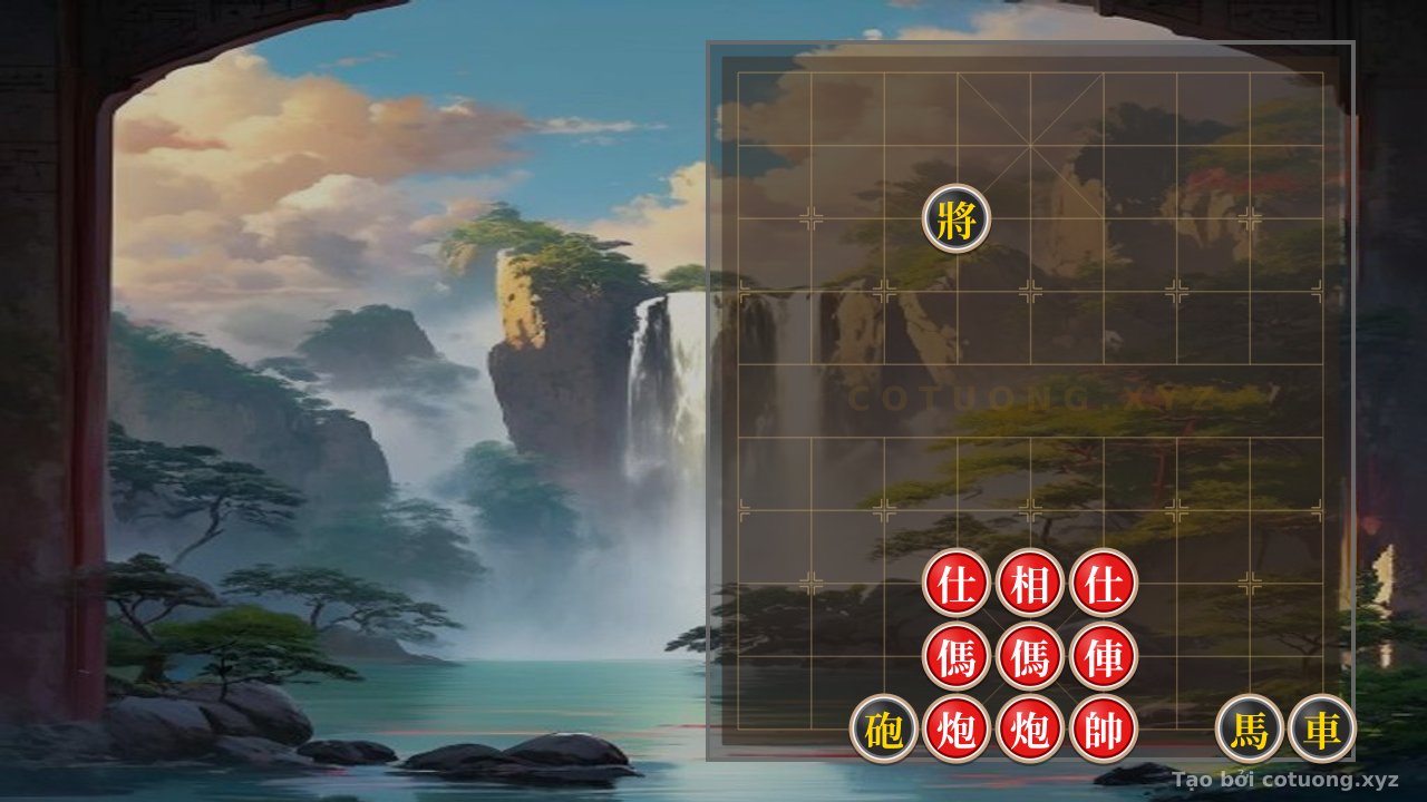 Thế cờ: Xiangqi: Red's Quick Attack Strategy to Force Checkmate in 5 Moves — Cờ Tướng Online
