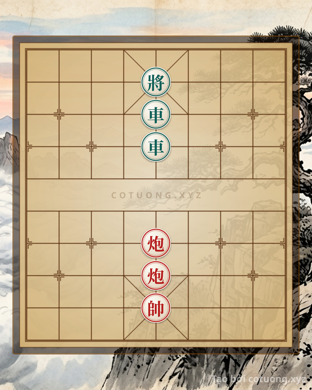 Challenge: Red General: Fastest Checkmate Tactics with Black's Double Rooks - Can you solve it?