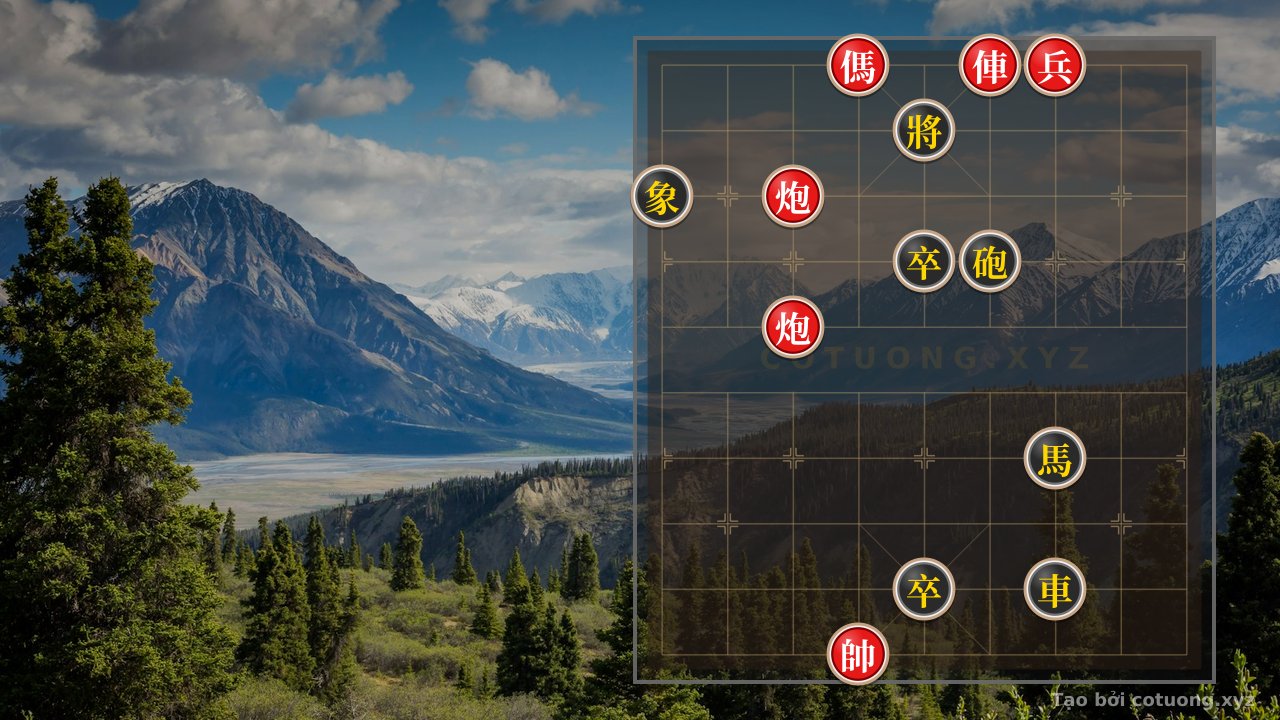 Thế cờ: Xiangqi: 'Red Horse on 6th File, 10th Rank' - Black's Counterattack Strategy in a Historic Battle — Cờ Tướng Online