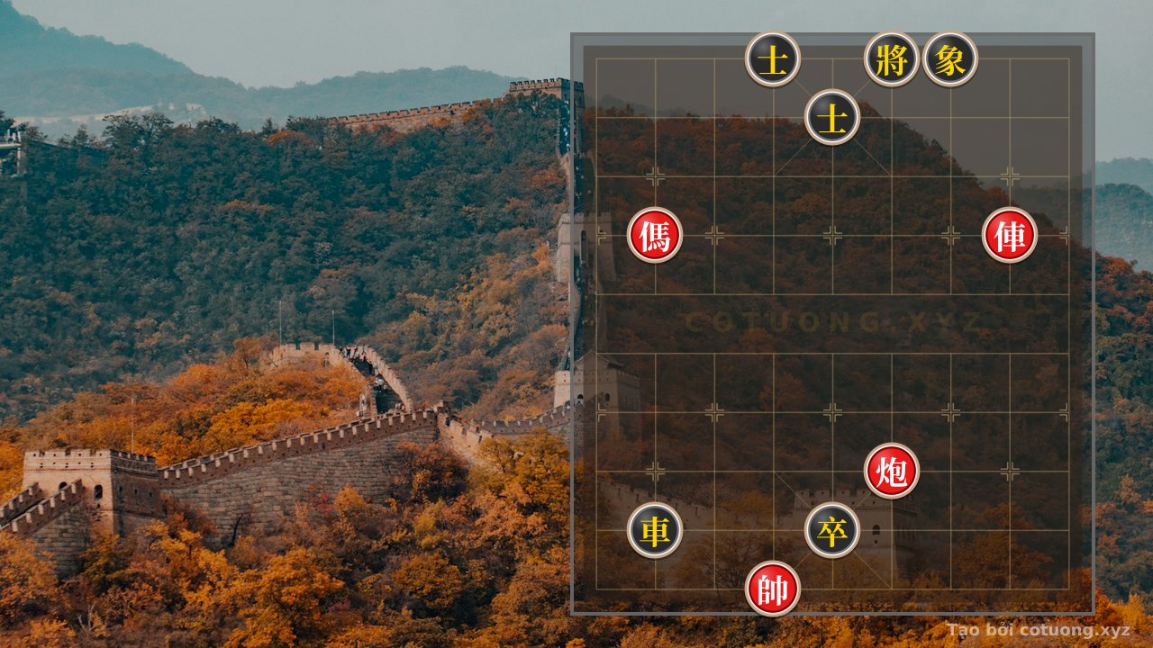 Thế cờ: Red Cannon's Surprise Attack: Comprehensive Counterattack Tactics Against Black's Tight Defensive Setup — Cờ Tướng Online