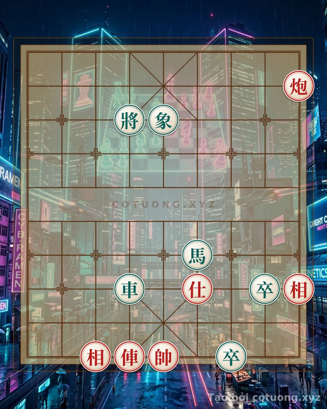 Thế cờ: Xiangqi: The Strategic Secret of the 'Red Cannon Exposed 1' Opening - The Most Important Move — Cờ Tướng Online