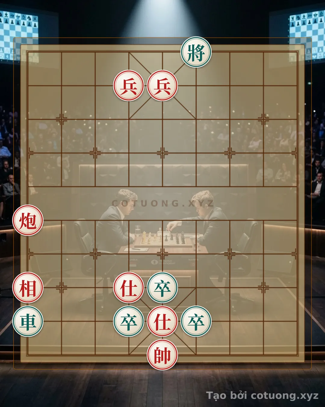 Challenge: Red General Chess: Cannon Empty Threat and Chariot Pin in Position 1/10 - Can you solve it?