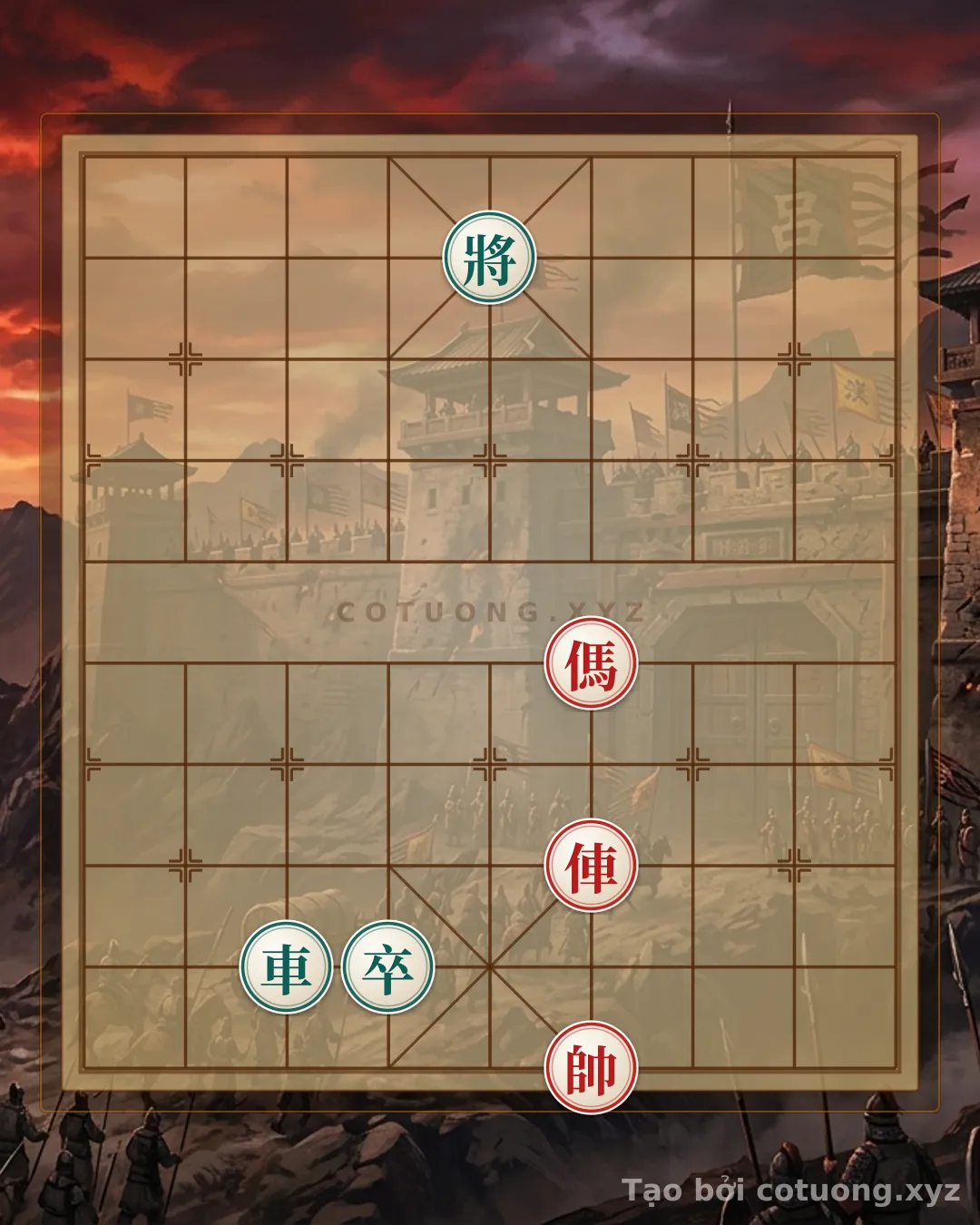 Challenge: Golden Trap: Red Chariot Breaks Black General in 3 Moves - Can you solve it?