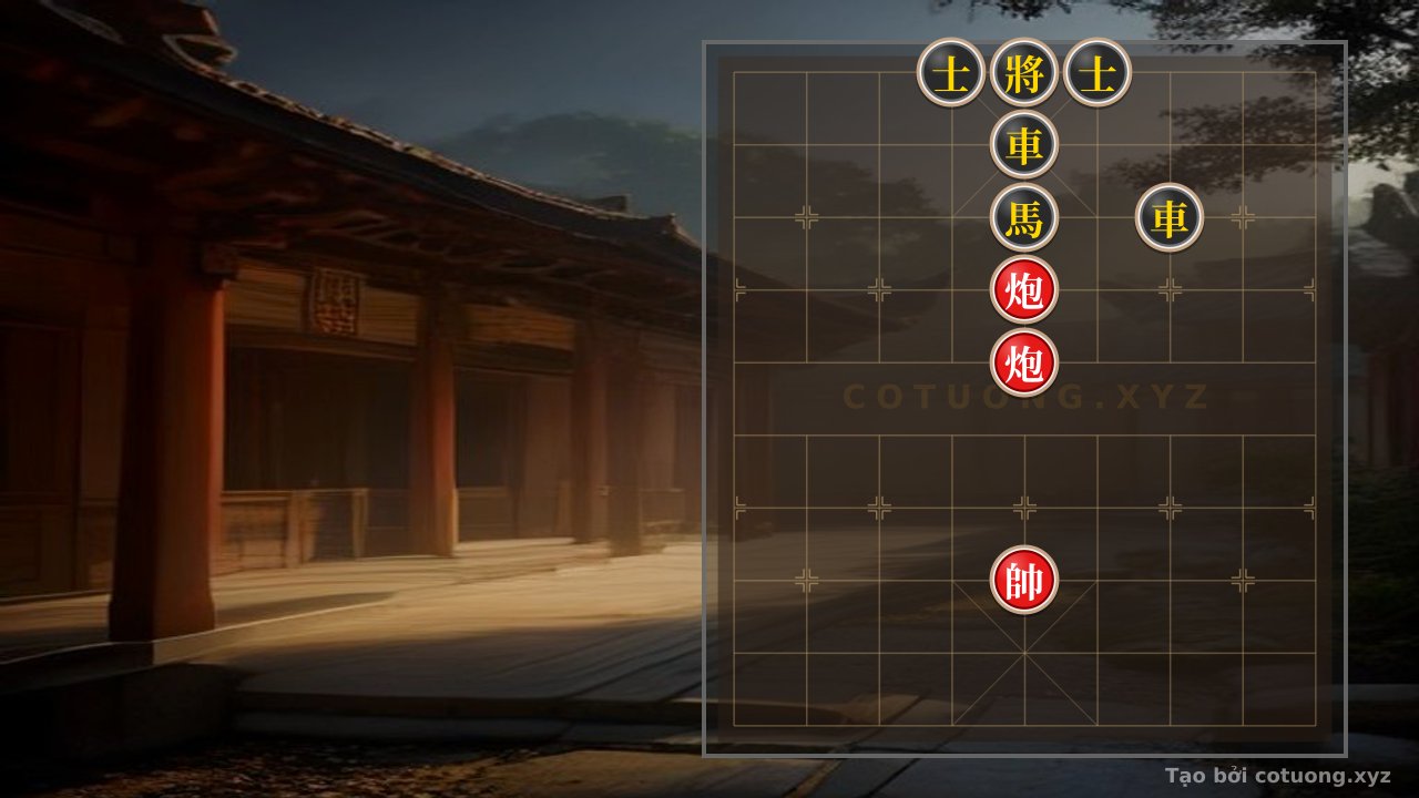 Thế cờ: Chess Tactics: Black Rook Attacks, Red Cannon Counters - The Suicide Chessboard — Cờ Tướng Online