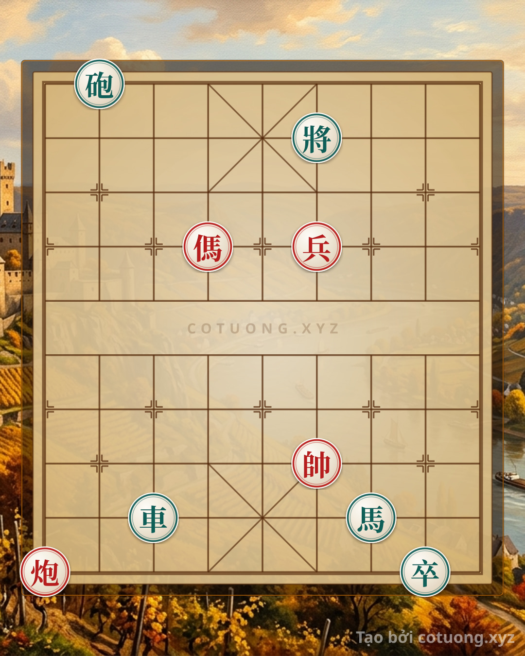 Challenge: Xiangqi: Red Horse's Sacrifice on File 6 Rank 7 - Can you solve it?