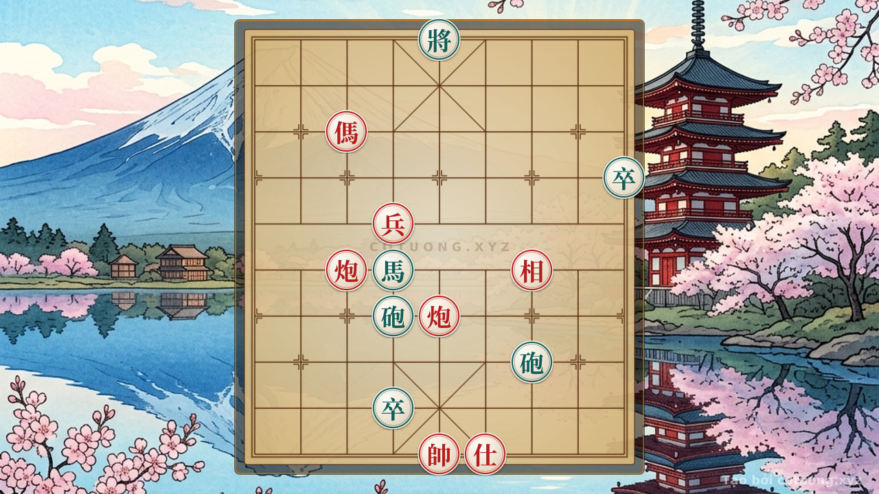 Thế cờ: Defensive Counterattack Strategy: Breaking the Black's Double Rook Formation — Cờ Tướng Online