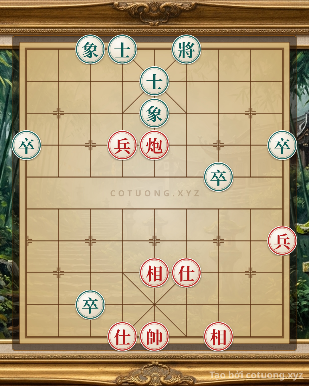Challenge: The Hidden Trick: Red Cannon vs. Black Four Pawns in the Endgame - Can you solve it?