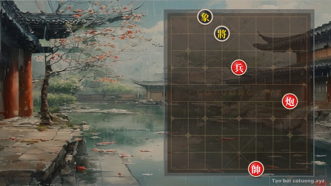 Thế cờ: Xiangqi (Chinese Chess): Red Cannon Counterattacking Black Elephant on the Battlefield - Masters Must See to the 5th File — Cờ Tướng Online