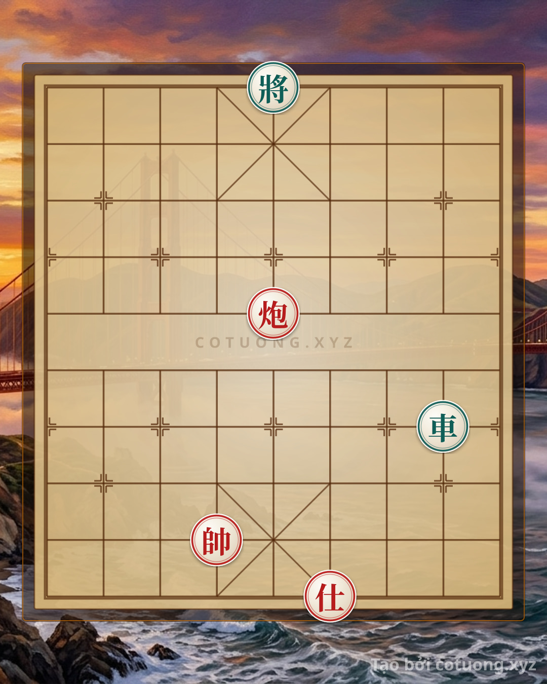 Challenge: Xiangqi Tactics: Cannon Trap and Checkmate Strategy for Red Victory - Can you solve it?