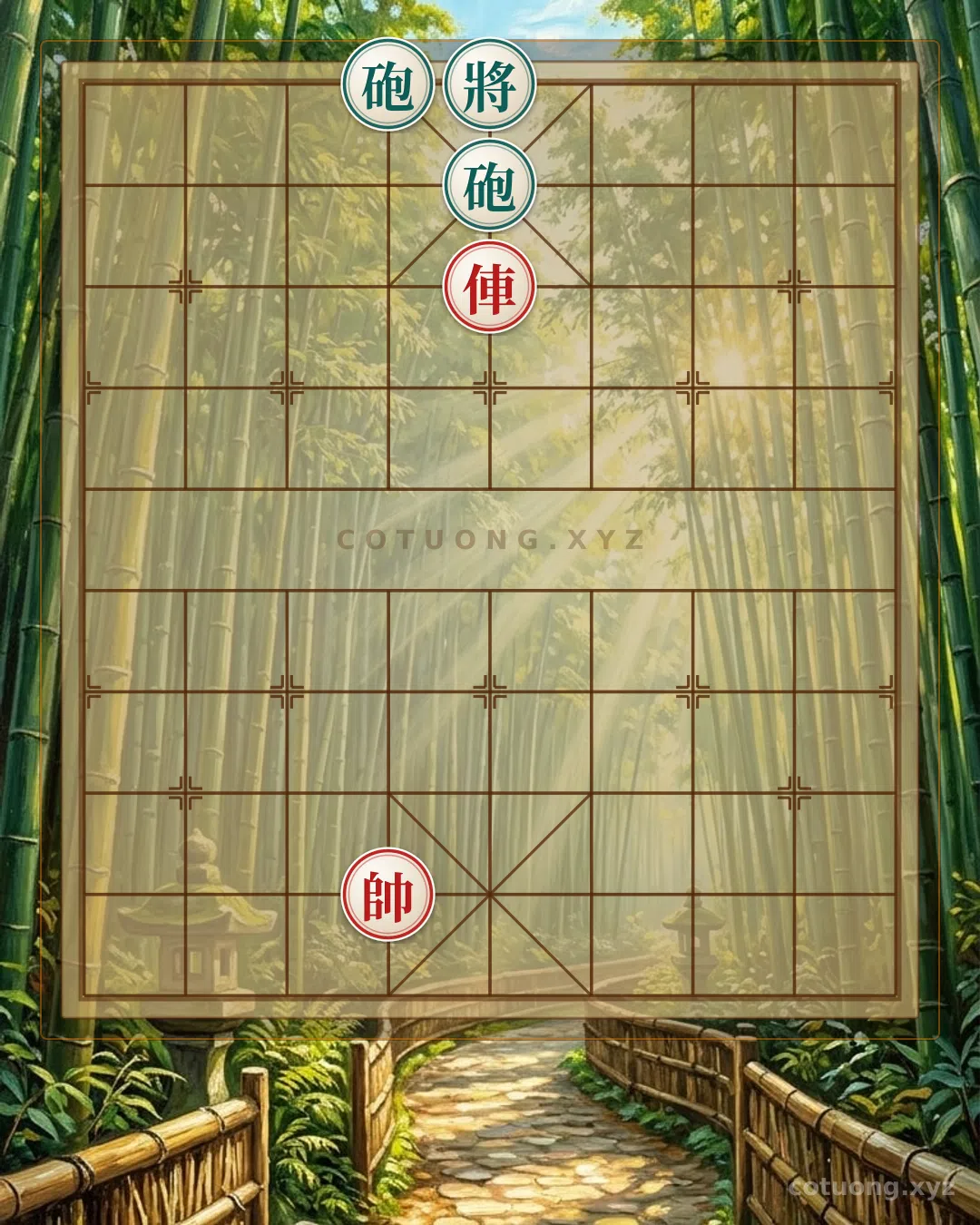 Thế cờ: The Two Rooks and Two Cannons: A Heartbreaking Move - Decoding the Tricky Xiangqi Position for Beginners — Cờ Tướng Online