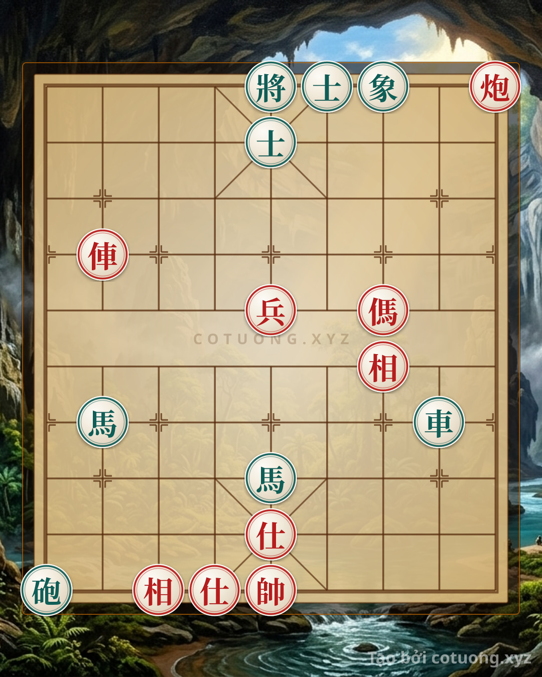 Challenge: Red General: Winning Through Patience and Courage - Analysis of the Double Horse Legs Formation - Can you solve it?