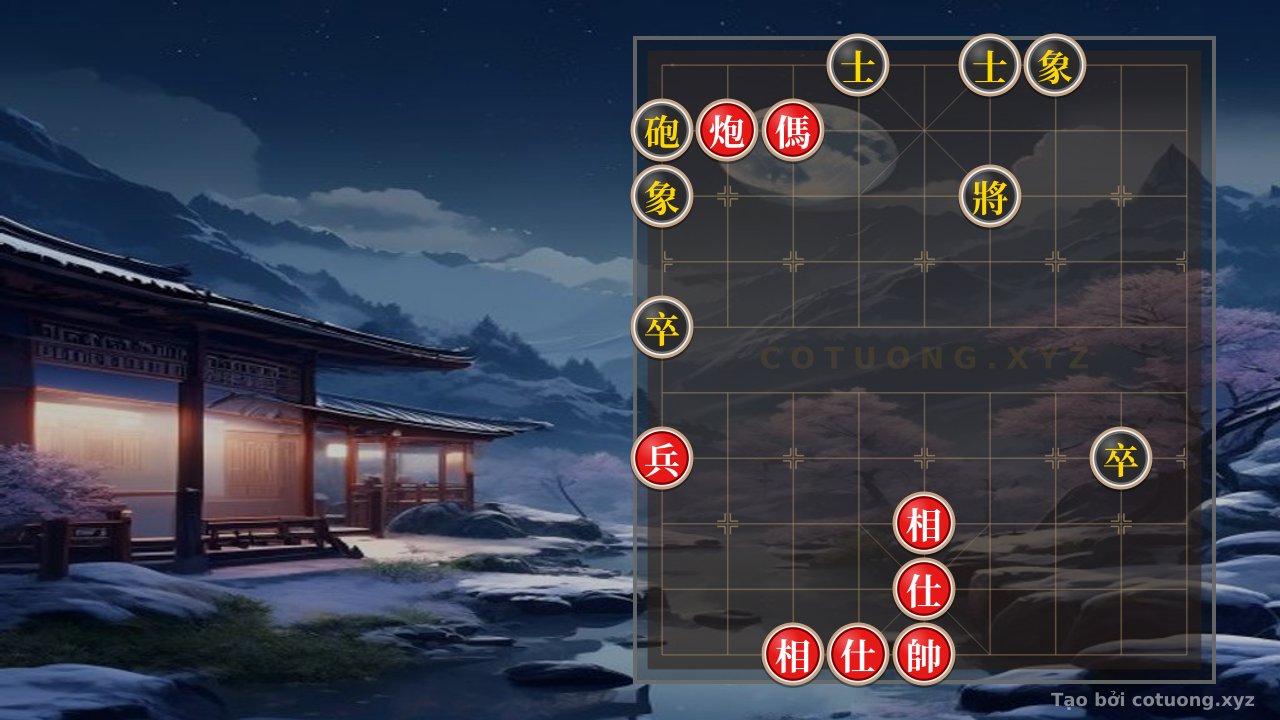Thế cờ: The Hidden Trick of Counterattacking in the Xiangqi (Chinese Chess) Cannon Horse Pawn vs. Cannon Two Pawns: When the Attack Becomes an Opportunity to Reverse the Game — Cờ Tướng Online