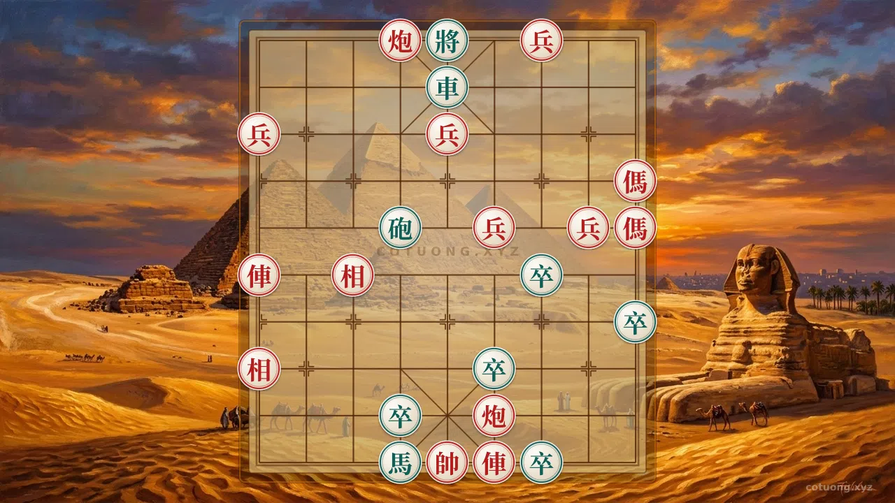 Challenge: Chariot File 9, Knight File 1, and Pawns besiege General File 5 - Can you solve it?