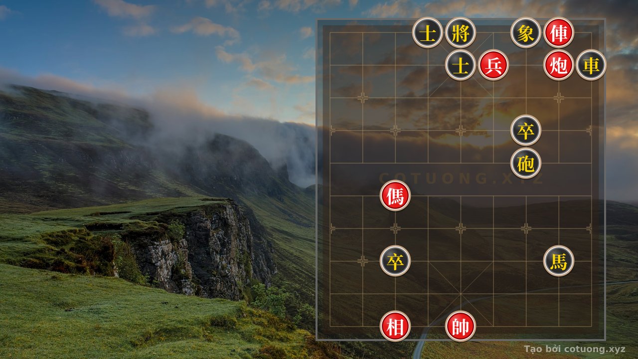 Thế cờ: Xiangqi Super Difficult: Empty Cannon Trap and Black's Defensive Art — Cờ Tướng Online