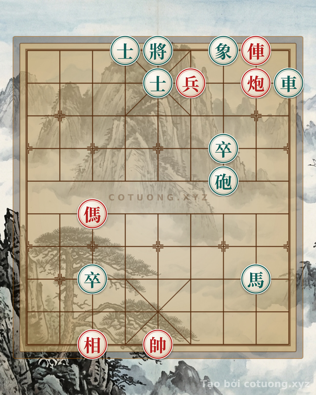 Challenge: Xiangqi Super Difficult: Empty Cannon Trap and Black's Defensive Art - Can you solve it?