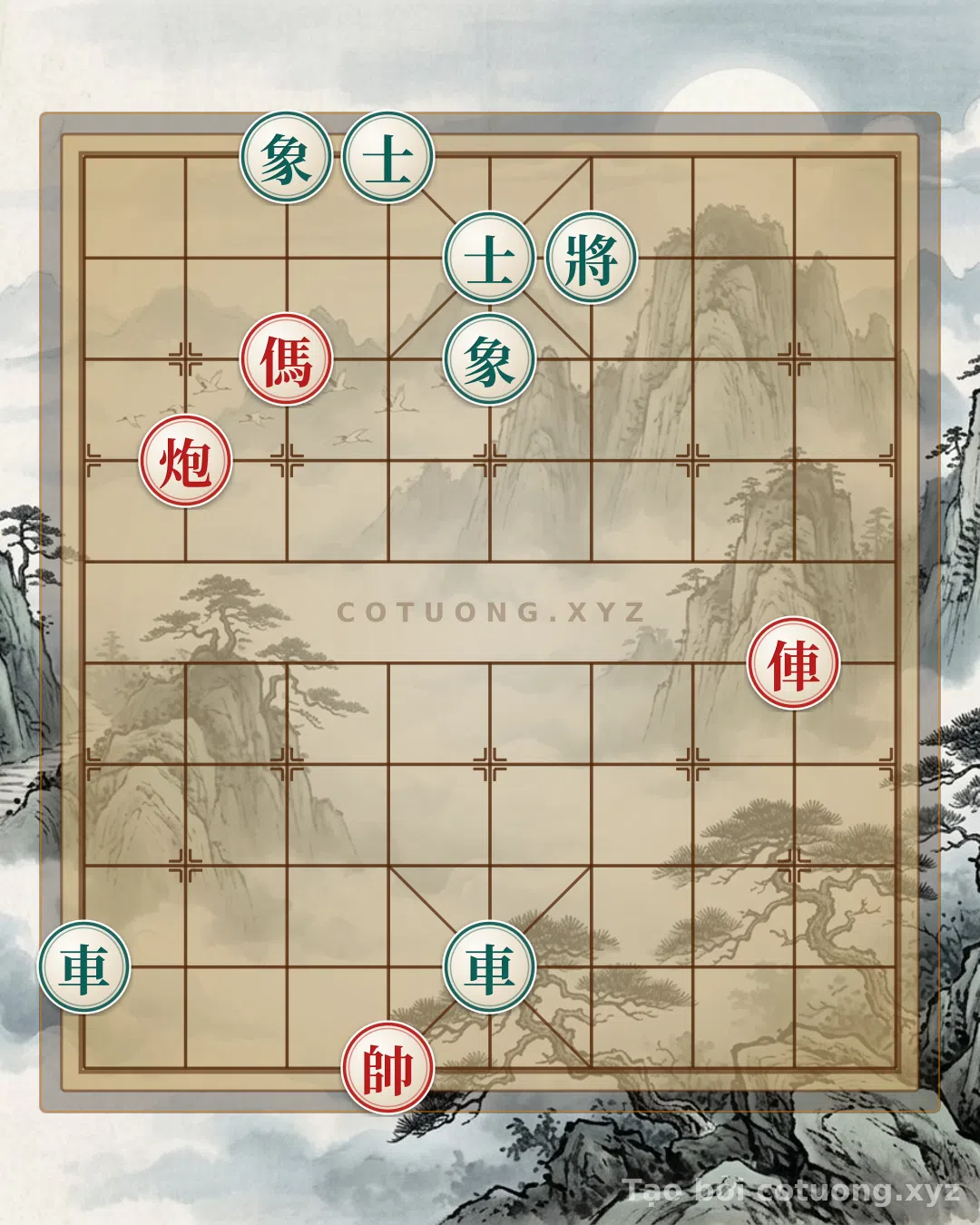 Thế cờ: The Secret to Solving the Xiangqi 'Two Black Chariots Blocking the Red Cannon' Strategy: The Ultimate Counterattack for the Red Army — Cờ Tướng Online