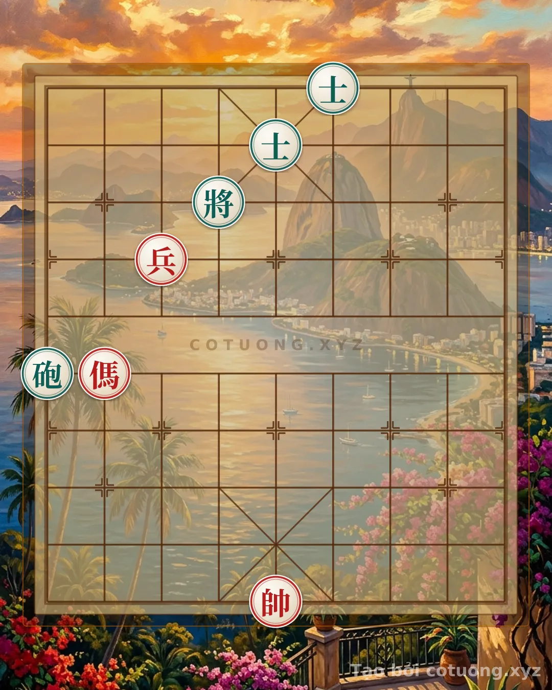 Challenge: The 'Red Horse on File 8, Rank 5' Trap - How to Defeat the Black Advisor on File 6, Rank 10 in the 'Black Advisor on File 6, Rank 10' Formation - Can you solve it?