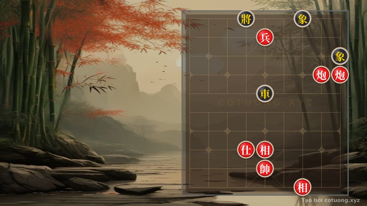 Thế cờ: Xiangqi Formation 'Double Cannon Penetration' - A Classic Counterattack Strategy for the Skilled Red Player — Cờ Tướng Online