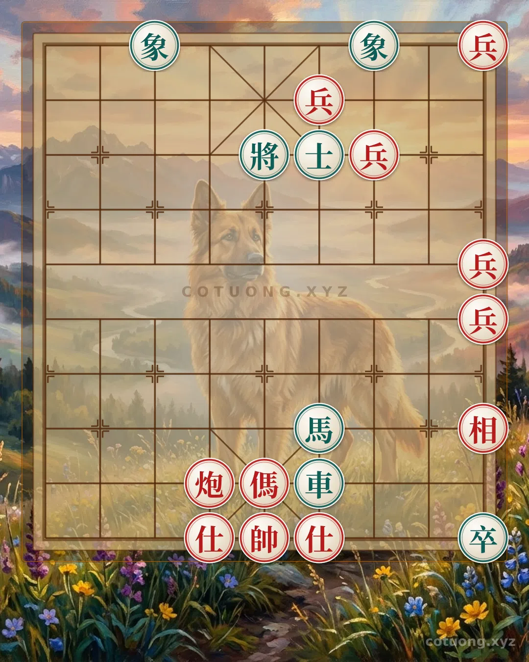 Thế cờ: The Subtle Trap in the Red Camp - Analysis of the Shocking Move at File 3, Rank 8 — Cờ Tướng Online