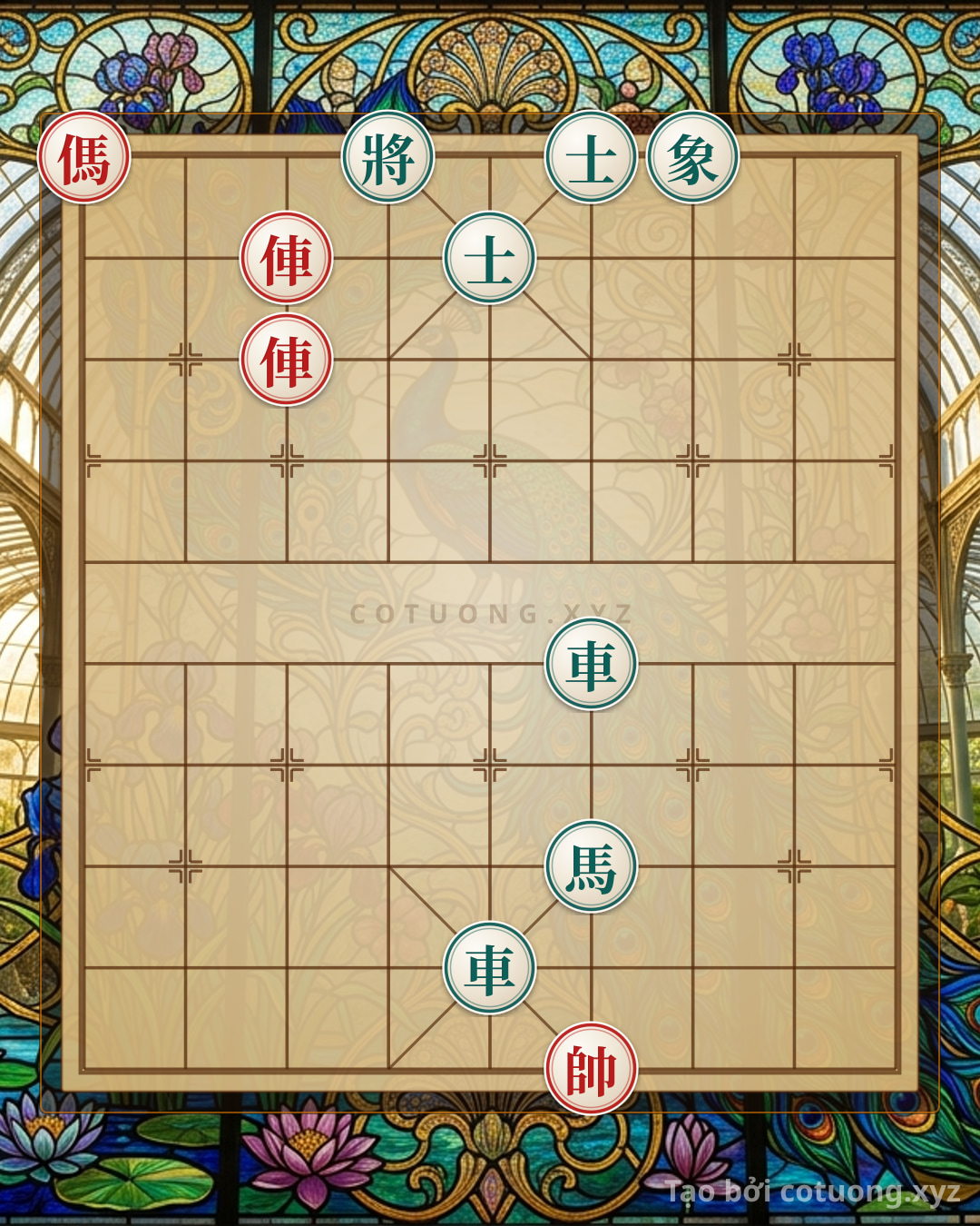 Challenge: Xiangqi Formation: Red Attacks, Black Defends - Core Tactical Tips - Can you solve it?