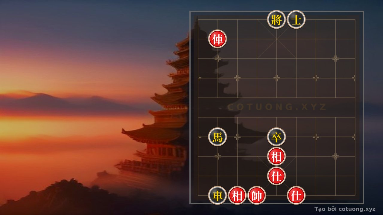 Thế cờ: Xiangqi Survival Tips: How Red's Rook, 2 Advisors, and 2 Elephants Can Defeat Black's Rook, Horse, and Chariot in a Close Fight! — Cờ Tướng Online