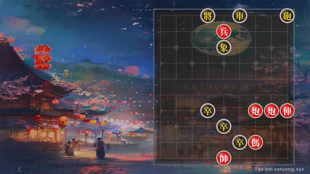 Thế cờ: Red General's Victory - The Thrilling 'Chariot Charge' Formation, Who Can Defend? — Cờ Tướng Online