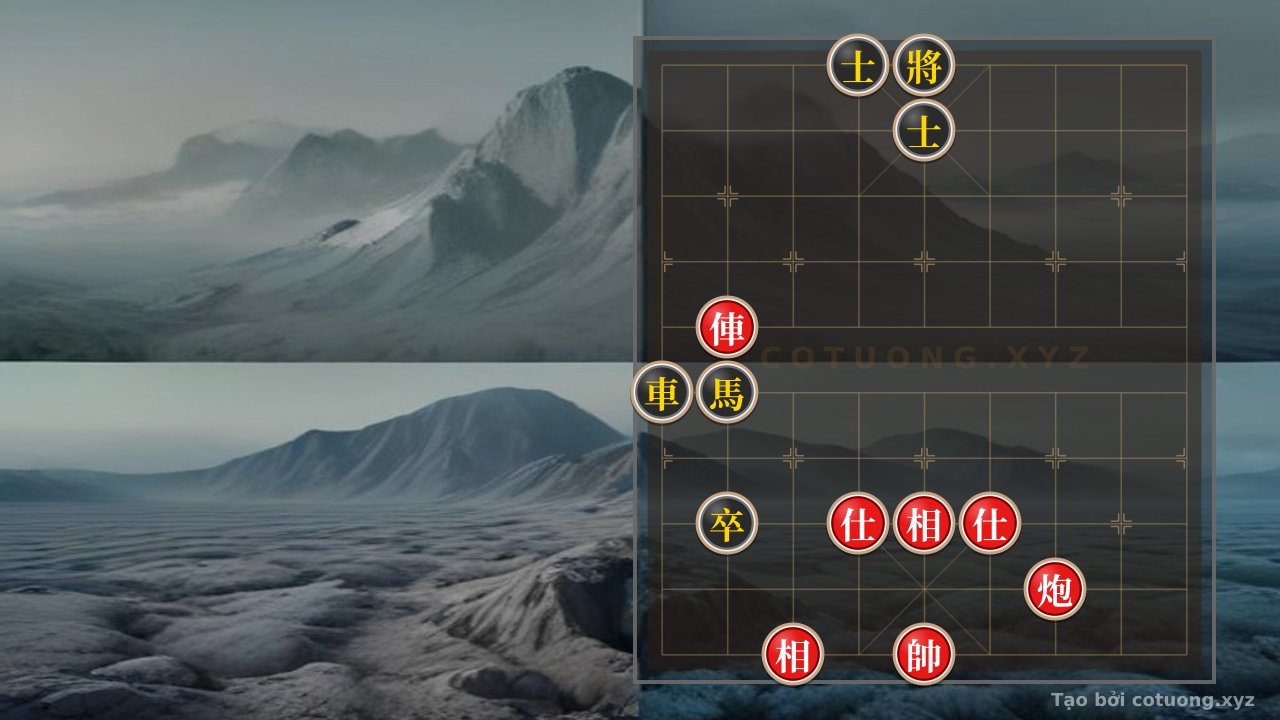 Thế cờ: 'Cannon Trap' - Red's Strategy to Gain Advantage in the 'Death Trap' Xiangqi Position: 