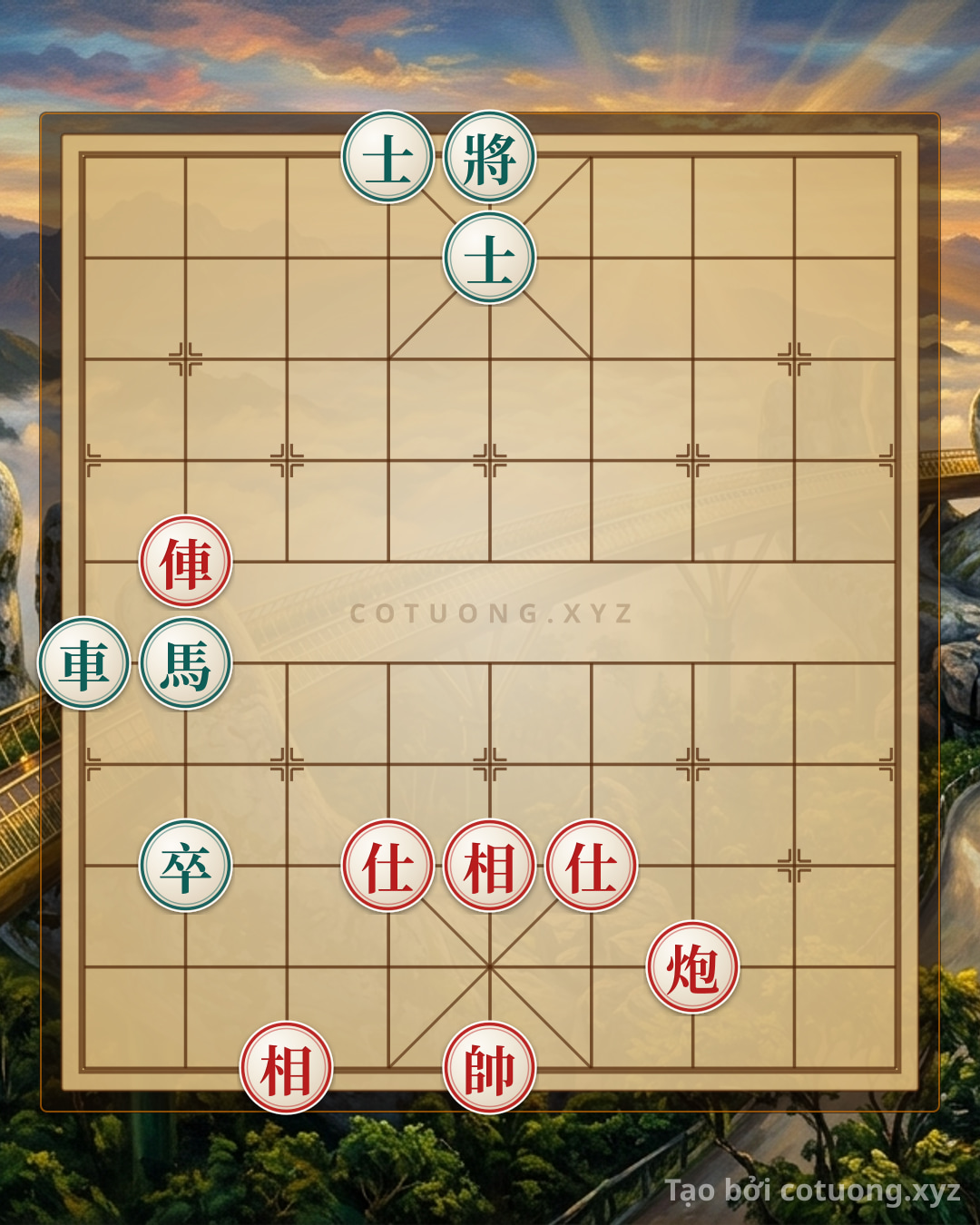 Challenge: 'Cannon Trap' - Red's Strategy to Gain Advantage in the 'Death Trap' Xiangqi Position: 