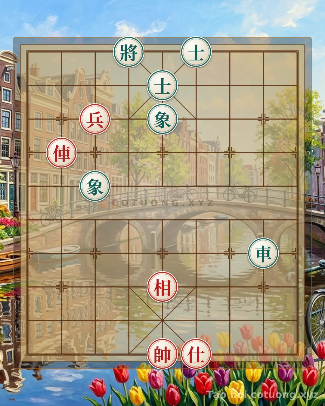 Challenge: Red General's Position: 6/10 - Fastest Checkmate Tactics from This Formation - Can you solve it?