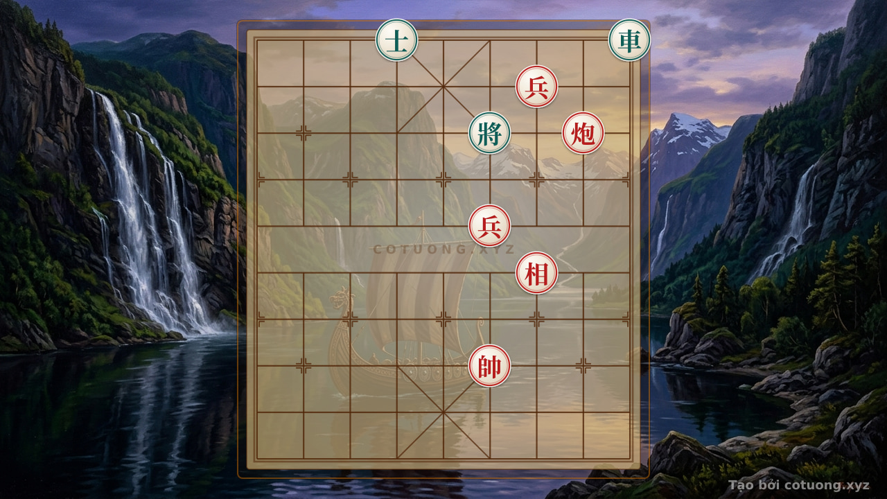 Thế cờ: The Cruel Endgame: Can Red Checkmate Black in Just 3 Moves? — Cờ Tướng Online