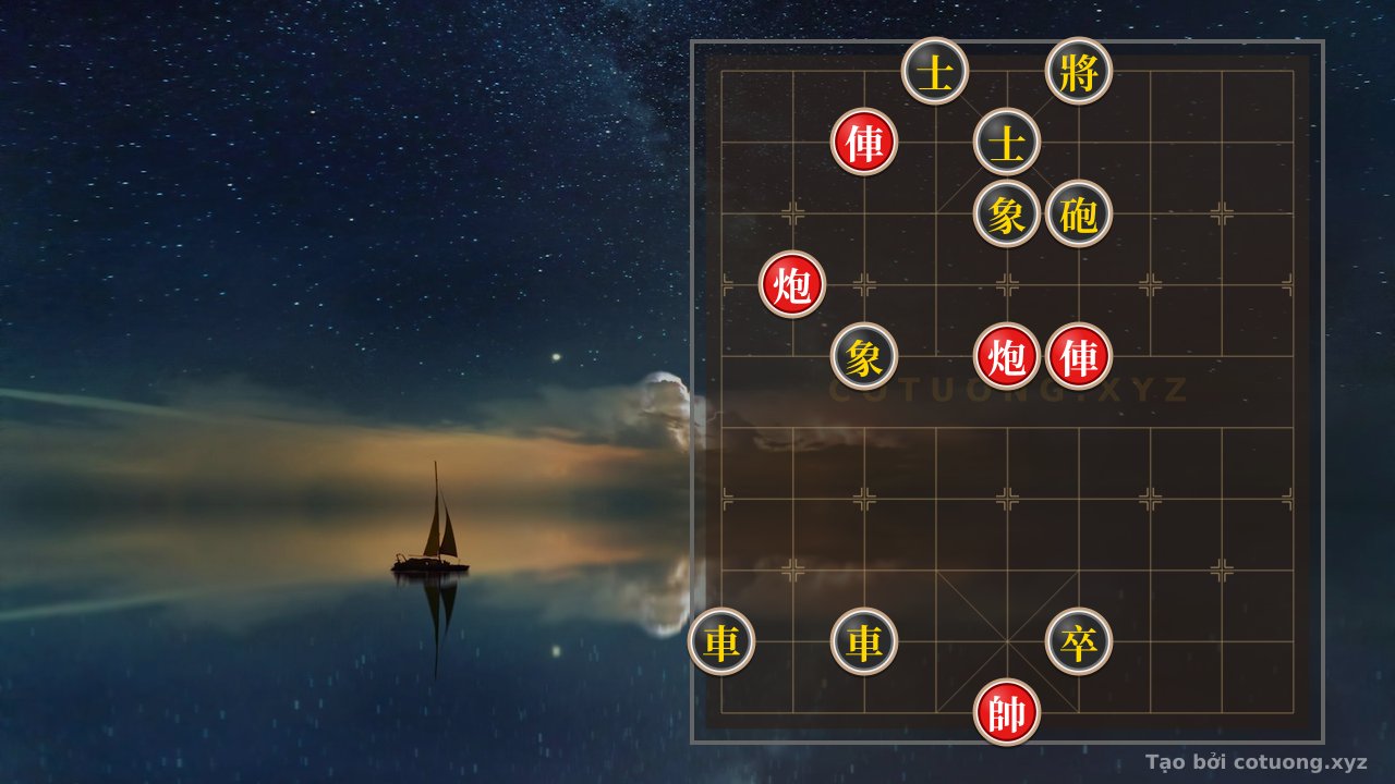 Thế cờ: Phoenix Palace: A Hilarious Xiangqi Game with the Red Chariot on 7th Rank 9 — Cờ Tướng Online