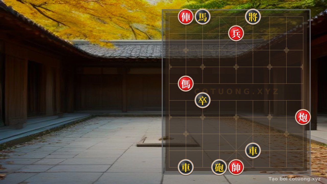 Thế cờ: Red Chariot at 8th File 10th Rank – The Secret to Breaking the Black General’s Defense with a Single ‘Piercing’ Move — Cờ Tướng Online