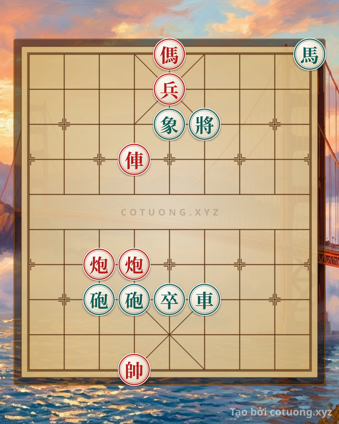 Challenge: Xiangqi: Red's Dominant Strategy in Beginner Level 1/10 - Breaking Black's Defense - Can you solve it?