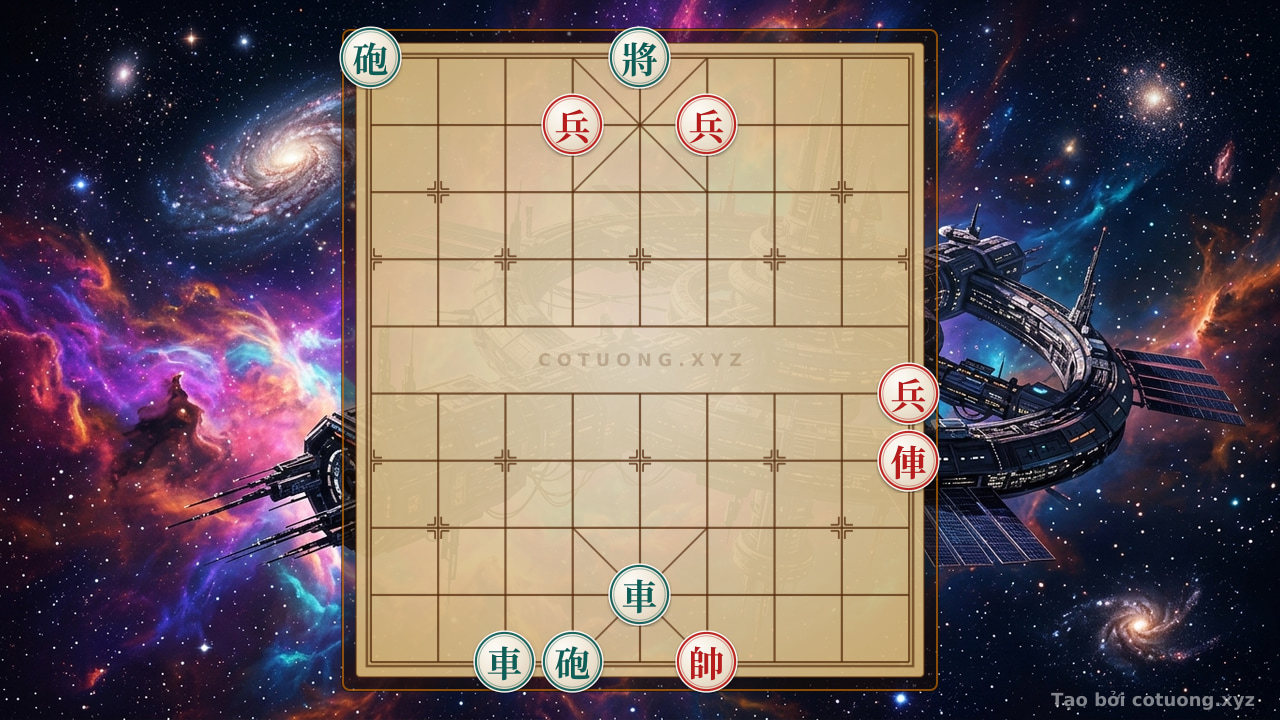 Thế cờ: Black Cannon Attack: Decoding the Unique General's Chess Formation — Cờ Tướng Online