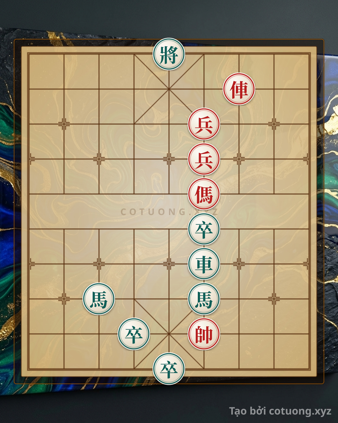 Challenge: ROYAL CHECKMATE: Red Chariot Pierces - The Shortest Path to Defeat the Black General in 3 Moves! - Can you solve it?