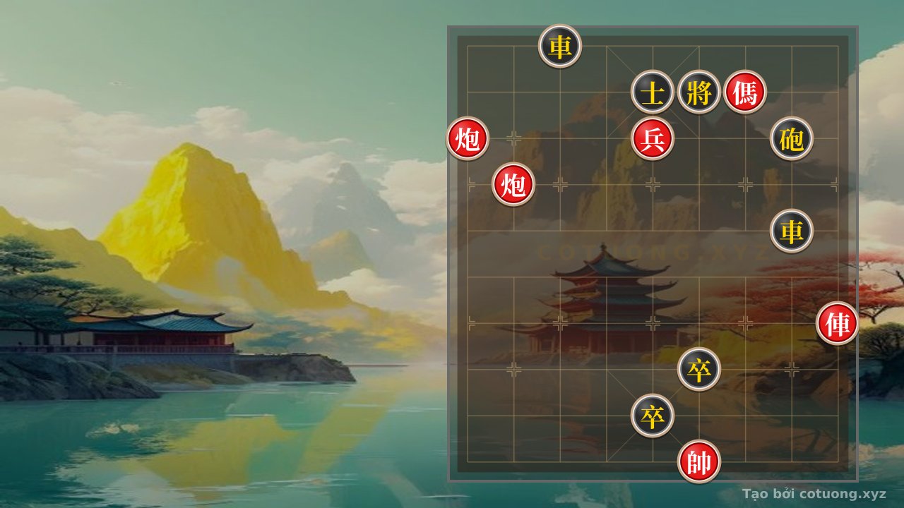 Thế cờ: Red Cannon L8 Penetration Theory – The Red General's Strategy on the First Move — Cờ Tướng Online