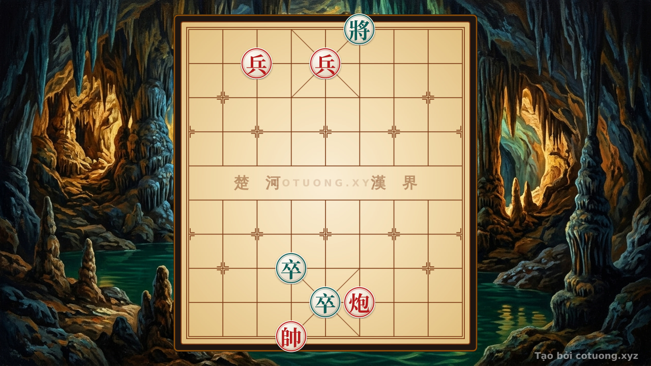 Thế cờ: Xiangqi Position: Red's Defensive Tactics in the 'Empty Cannon' Formation - Deep Dive into Killing Moves and Counterattacks — Cờ Tướng Online