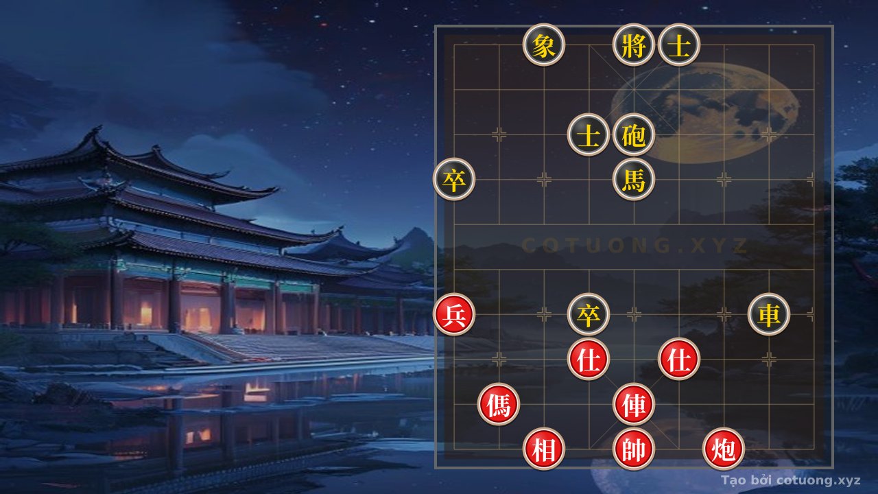 Thế cờ: Xiangqi Master's Secret: The Superior Elephant Cannon Horse Choke Strategy - Defeating the Double Horse Choke in One Move — Cờ Tướng Online