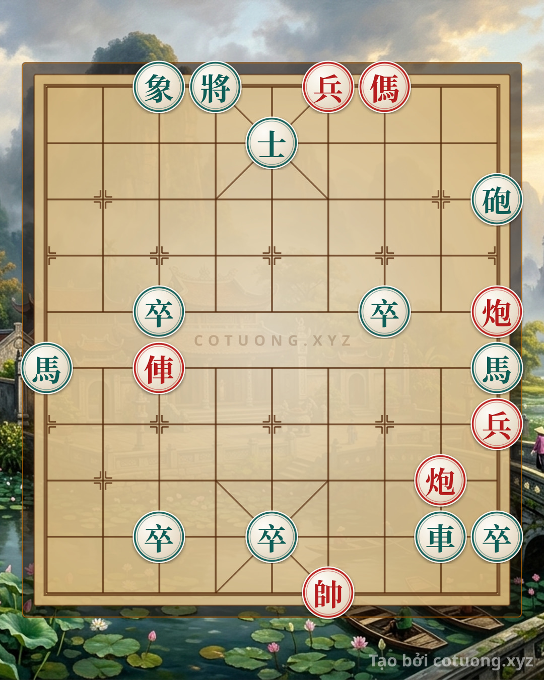 Challenge: Hidden Rook and Cannon Horse: The Decisive Battle Within the Ancient Chessboard - Can you solve it?