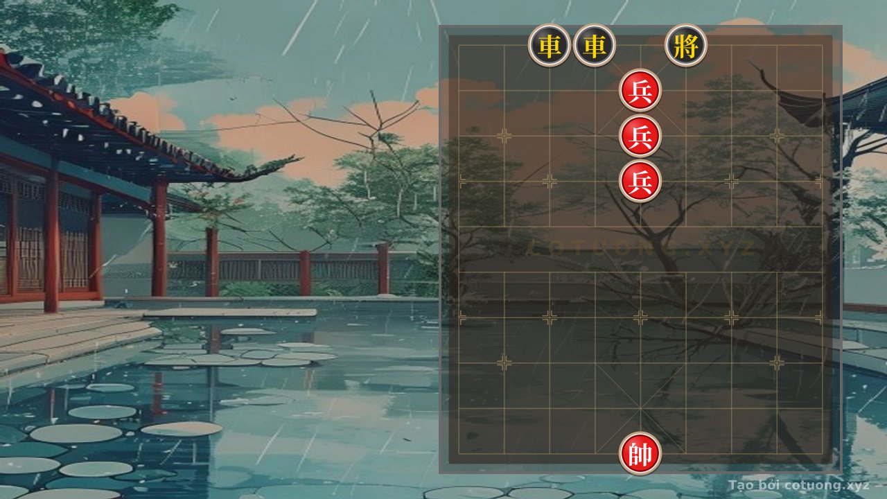 Thế cờ: Xiangqi (Chinese Chess): How Black Defends Against 3 Red Pawns? — Cờ Tướng Online