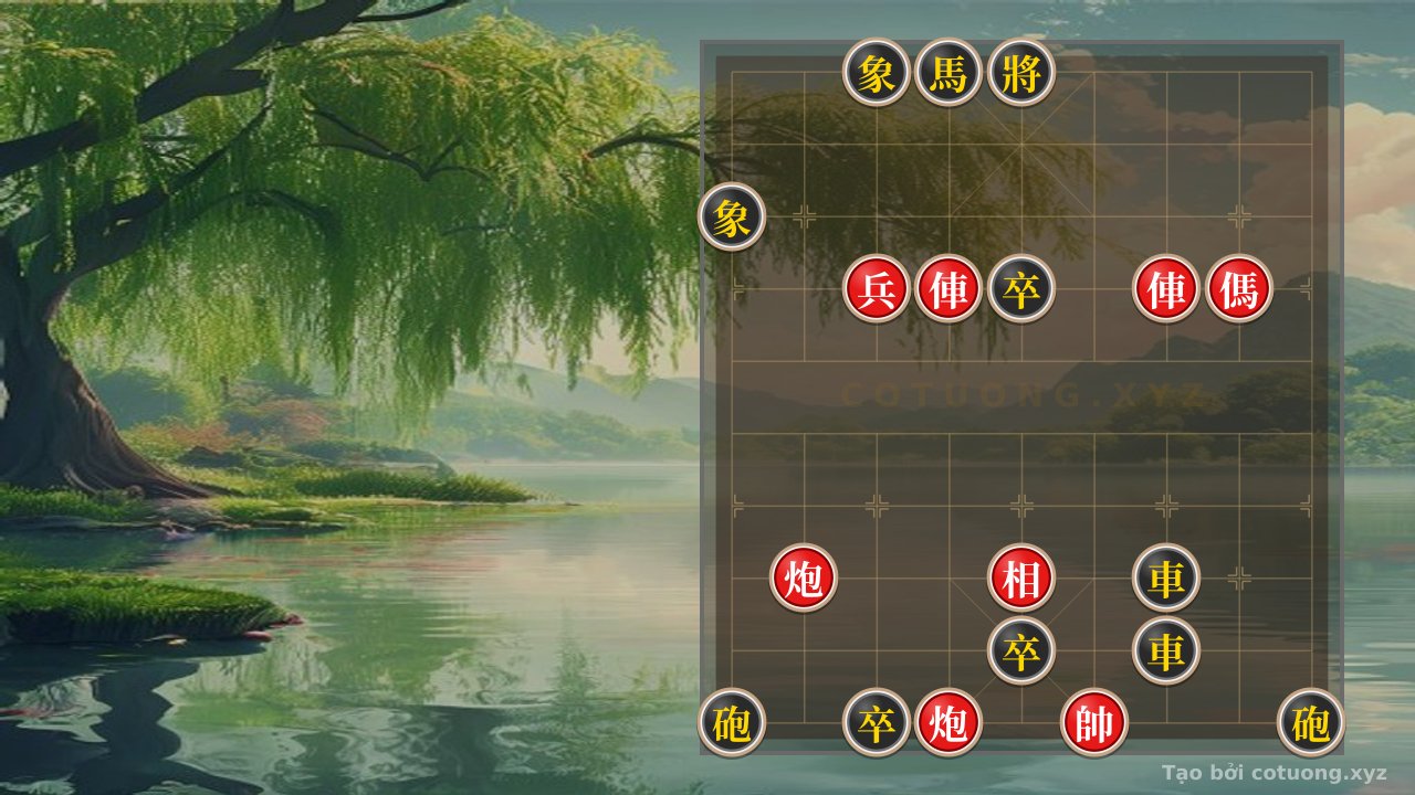 Thế cờ: Xiangqi: Red Strategy - Psychological Checkmate — Cờ Tướng Online