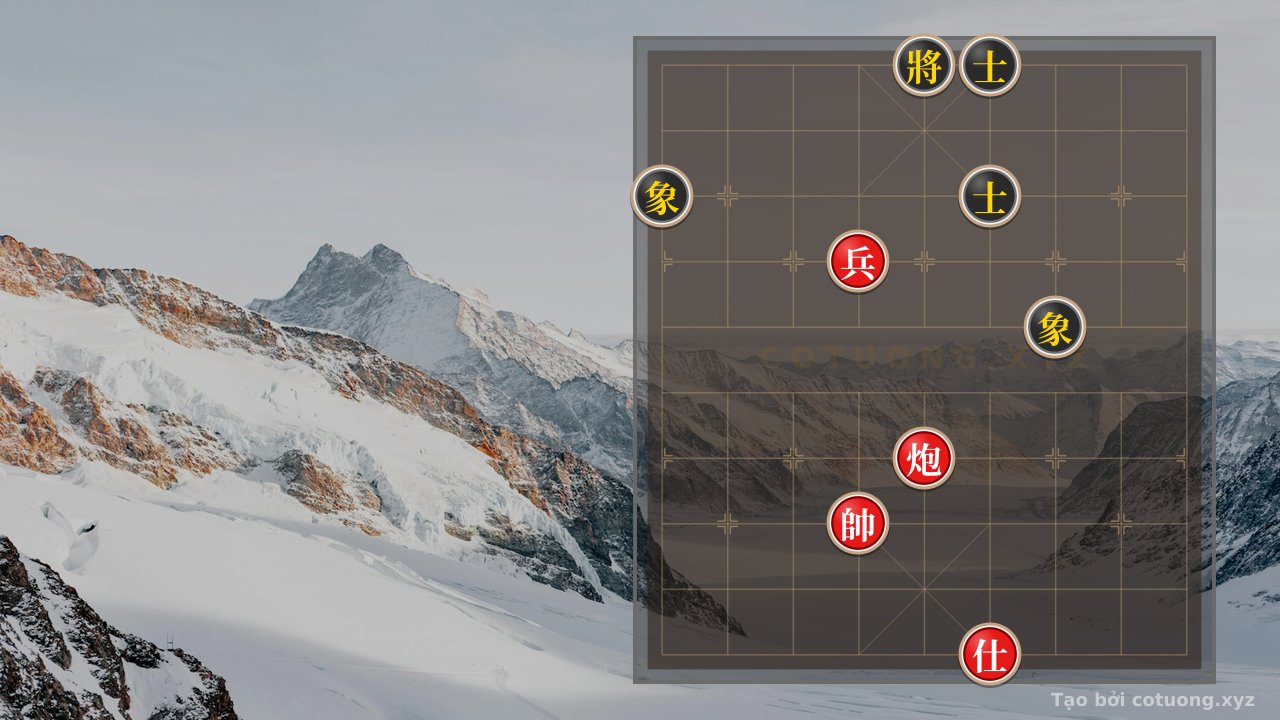 Thế cờ: How to Play Xiangqi Online: Red Cannon Retreats to File 5, Black Advisor Forced to Attack! | Hidden Chess Tactics — Cờ Tướng Online