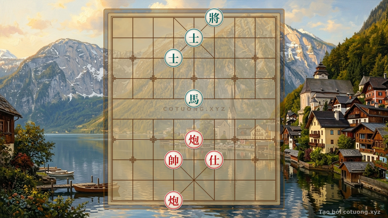 Thế cờ: How to solve decisive chess positions in Xiangqi – Double Cannon technique and endgame defense — Cờ Tướng Online