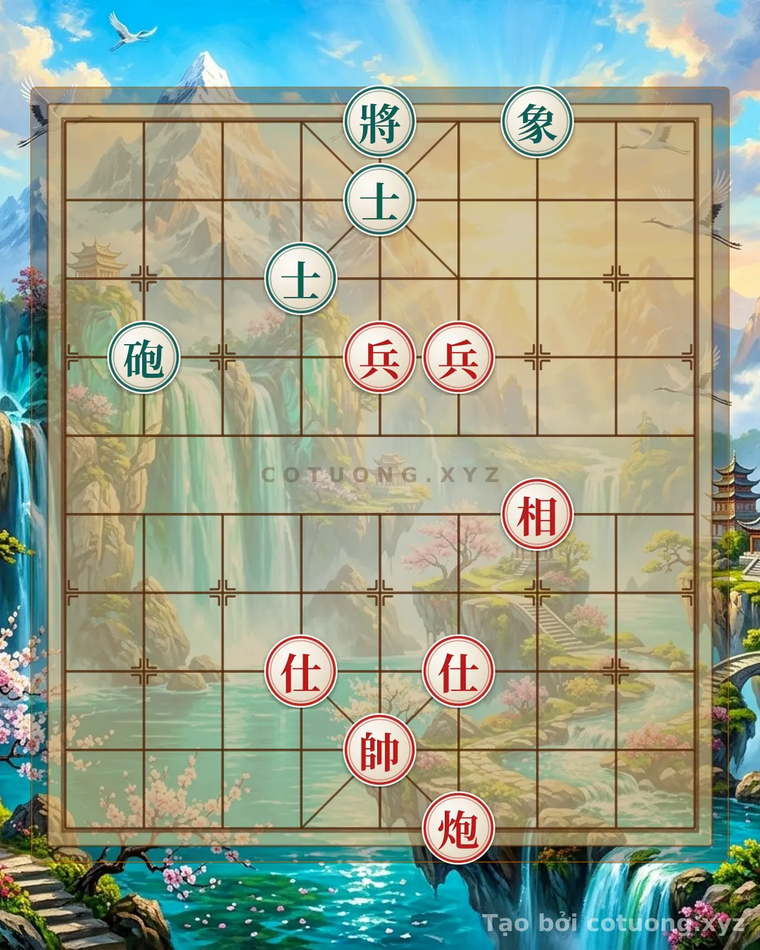 Challenge: The Plan of the Hidden Fortress: The Trap of the Powerful Cannon & the Sky's Assassin in Xiangqi - Can you solve it?