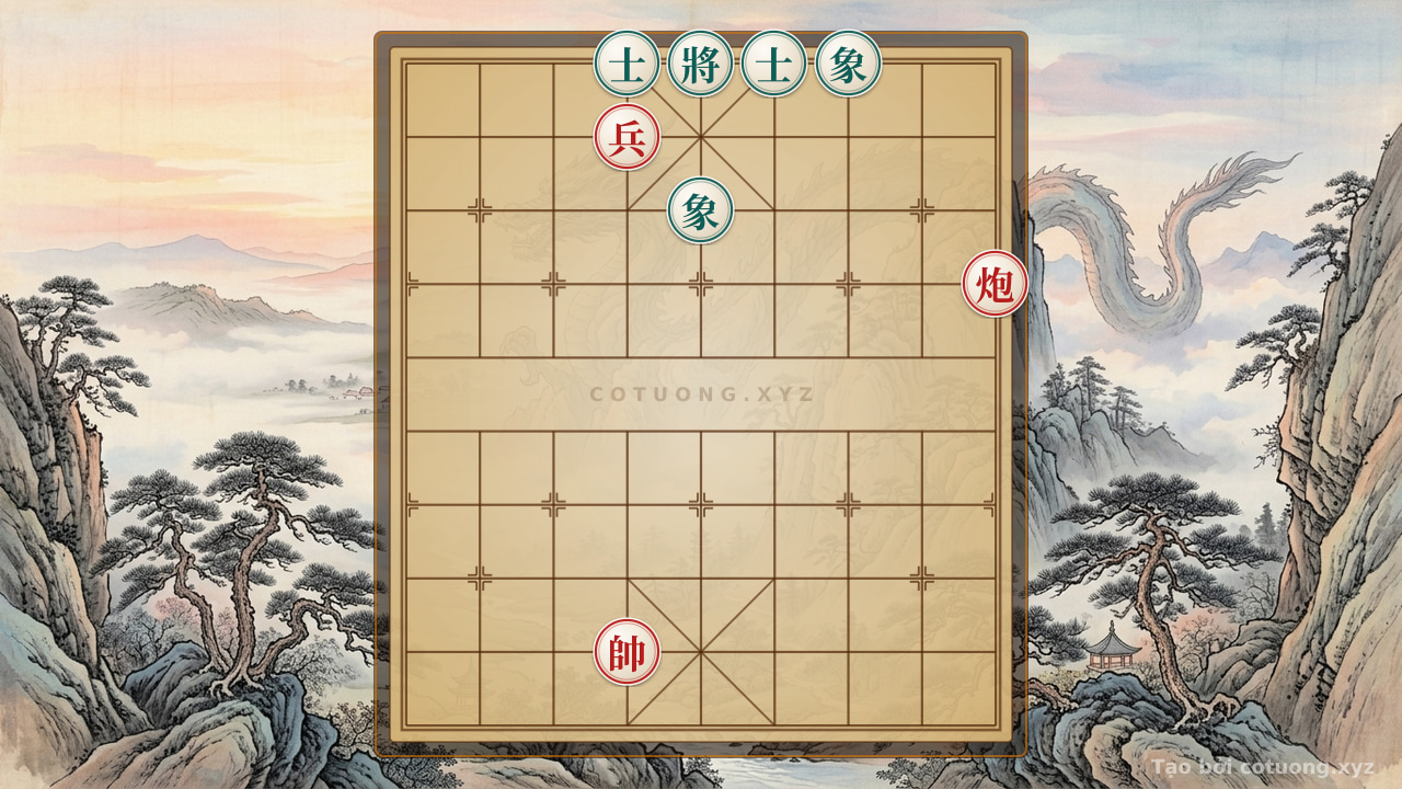 Thế cờ: THE FIRST BATTLE: RED ANALYZES THE BLACK FACTORY EXTREMELY – THE SECRET OF DEFENSIVE TACTICS — Cờ Tướng Online